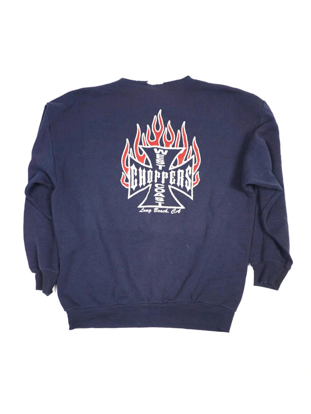 Vintage West Coast Choppers Crewneck Sweatshirt Small 90s Biker Motorcycle